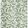 Affiche Marché aux fleurs vert et blanc Dada Art l.30 x H.40 cm