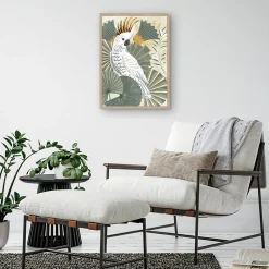 Affiche moderne cacatoes l.50 x l.70 cm Dada art
