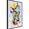 Affiche Murale Encadrée "Abstract Light Bulb" 21 x 30 cm Noir
