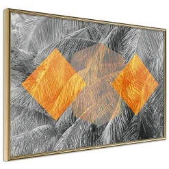 Affiche Murale Encadrée "Agent Orange" 30 x 20 cm Or