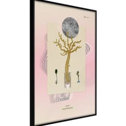 Affiche Murale Encadrée "Aquatic Plant" 30 x 42 cm Noir