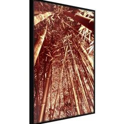 Affiche Murale Encadrée "Asian Forest" 21 x 30 cm Noir