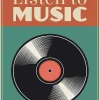 Affiche music Dada Art l.30 x H.40 cm