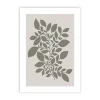 Affiche papier imprimé feuilles sans cadre 50x70cm