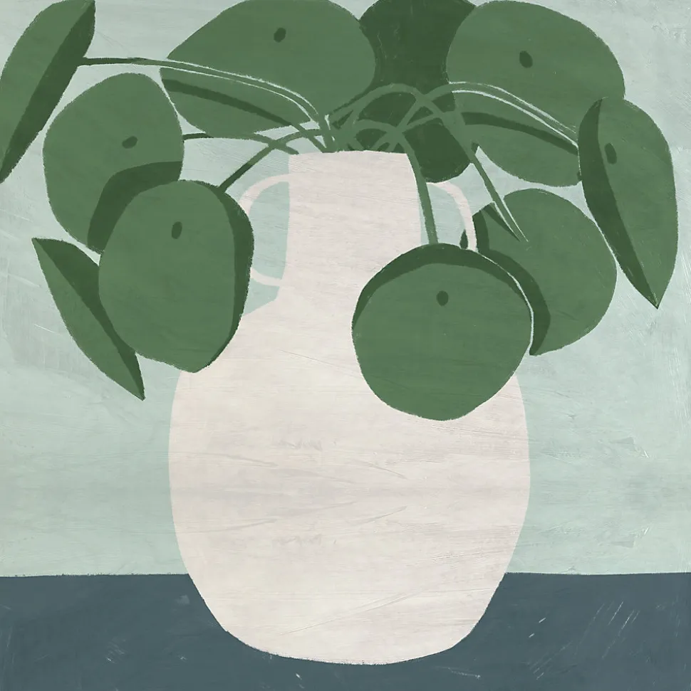 Affiche plante vert l.30 x l.30 cm Dada Art