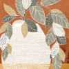 Affiche plante vert sur fond terracotta l.40 x l.50 cm Dada Art