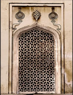 Affiche Porte Maroc beige Dada Art l.60 x H.80 cm