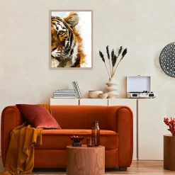 Affiche portrait tigre L.50 x H.70cm Dada Art