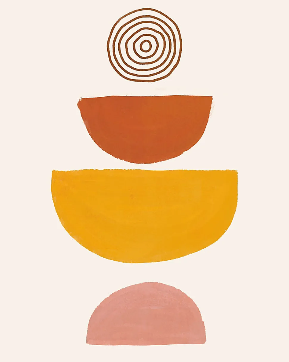Affiche totem coloré l.24 x l.30 cm Dada Art
