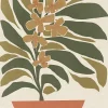 Affiche végétal dessin l.30 x H.40 cm Dada Art
