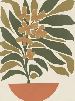 Affiche végétal dessin l.30 x H.40 cm Dada Art