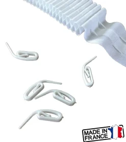 Agrafes Escargot Polycarbonate- Vendu par 20