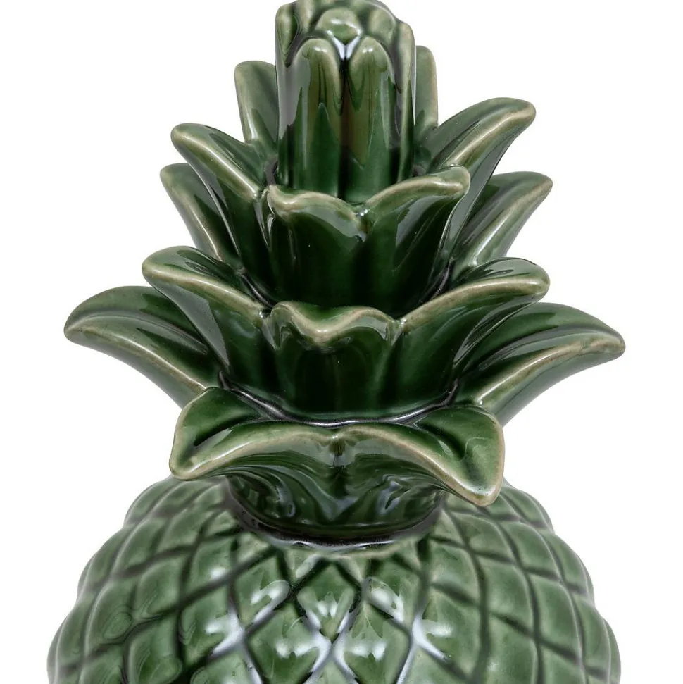 Ananas Exotic panama H.20cm céramique vert prairie - Atmosphera