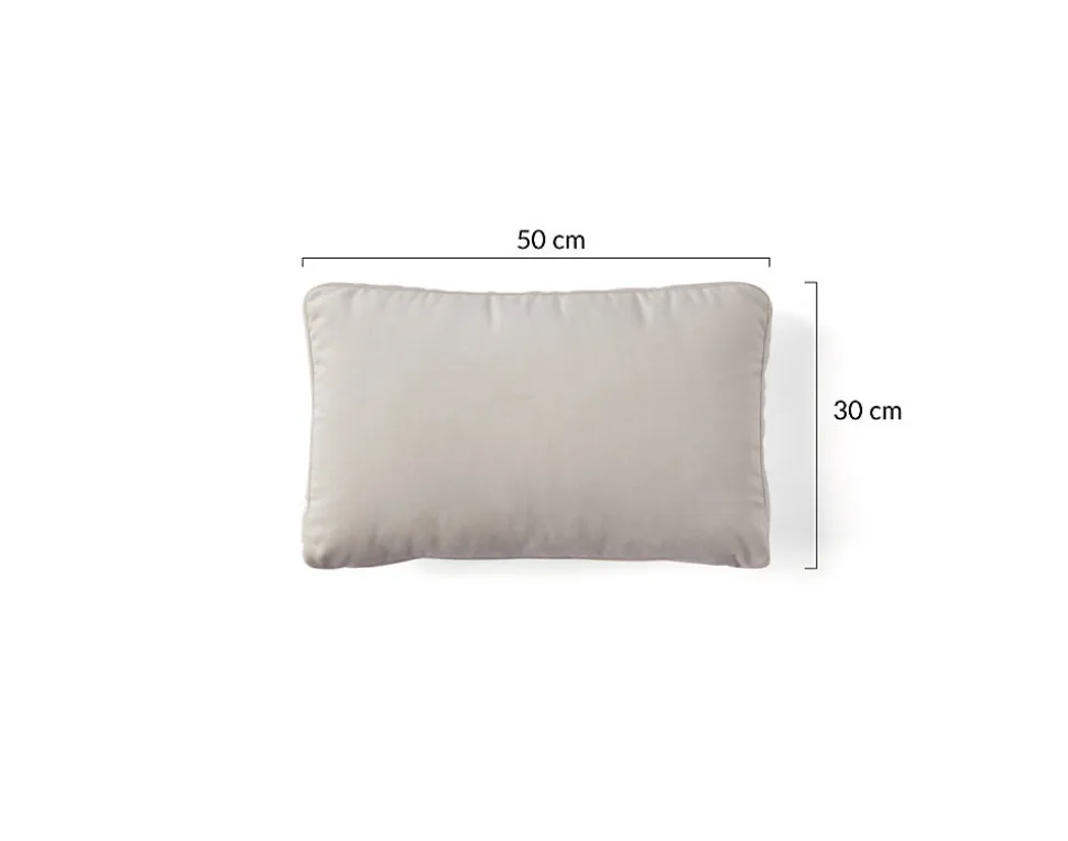 Anna - coussin - en velours - 30x50 cm - Lisa Design