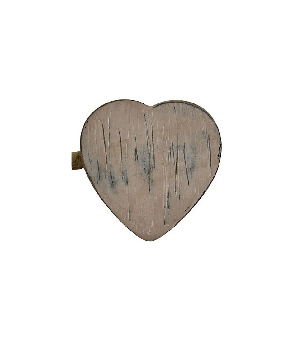 ARLY -Embrasse Magnétique Cœur en Bois - Sans Perçage