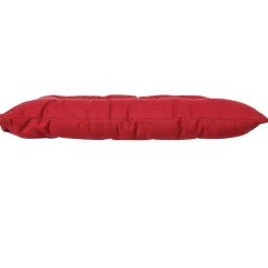 Assise de chaise matelassée coton 38 x 38 cm rouge
