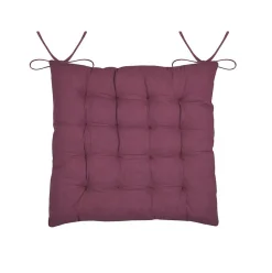 Assise de chaise matelassée en coton Pop colors