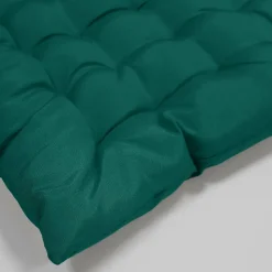 Assise matelassée 40 x 40 cm Polyester Uni Essentiel Emeraude