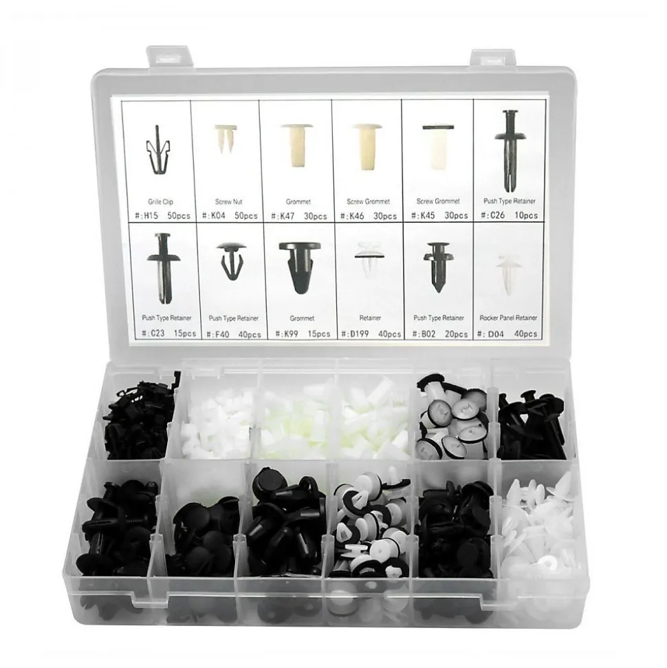 Assortiment de clip de garniture pour Mitsubishi 370 pcs