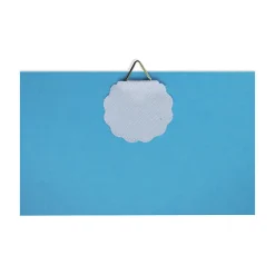 Attache papier gommée ø30 mm blanc, lot de 5