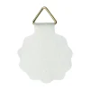 Attache papier gommée ø40 mm blanc, lot de 3