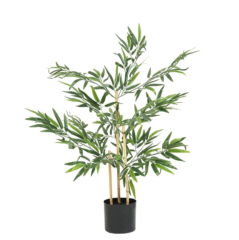 Bambou artificiel 349 feuilles 90cm