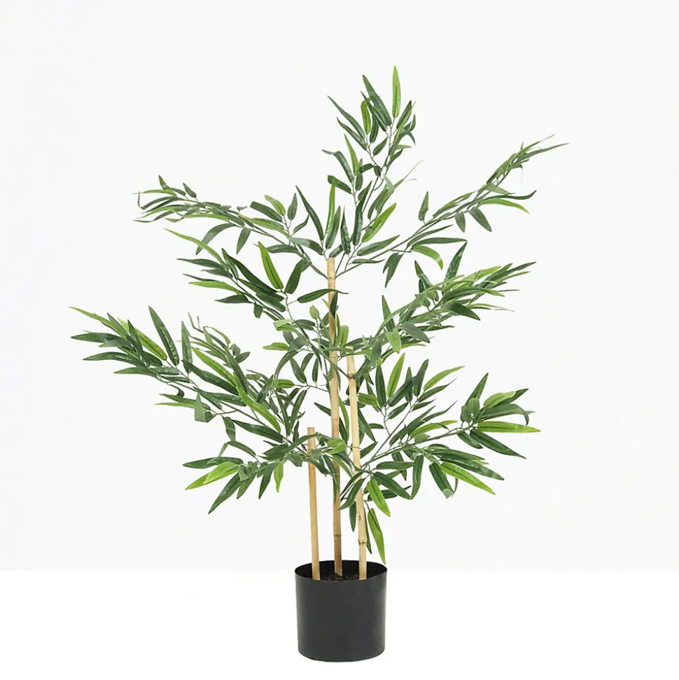 Bambou artificiel 349 feuilles 90cm