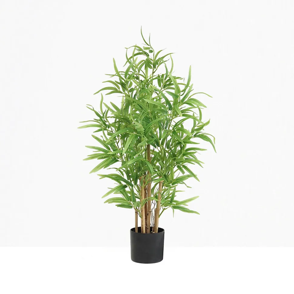 Bambou artificiel 416 feuilles 90cm