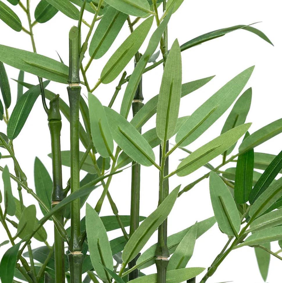 Bambou artificiel avec pot matériau naturel