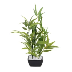 Bambou artificiel pot en céramique 40cm