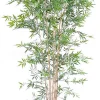 Bambou Japanese artificiel h.210 cm avec pot décoratif