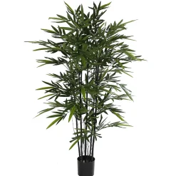 Bambou noir artificiel en pot plastique ø75 x h.150 cm