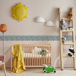 Bande Décorative auto-adhésif VOITURES Colorées Pour Chambre Enfants 10cm x 300cm