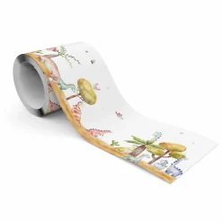 Bande Décorative auto-adhésif DINOSAURES Plantes Pour Chambre Enfants 10cm x 300cm