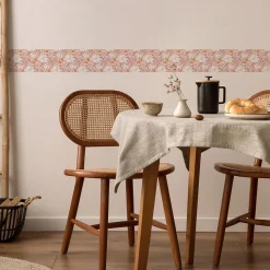 Bande Décorative auto-adhésif Pour Salon FLEURS Ornements Nature 10cm x 300cm