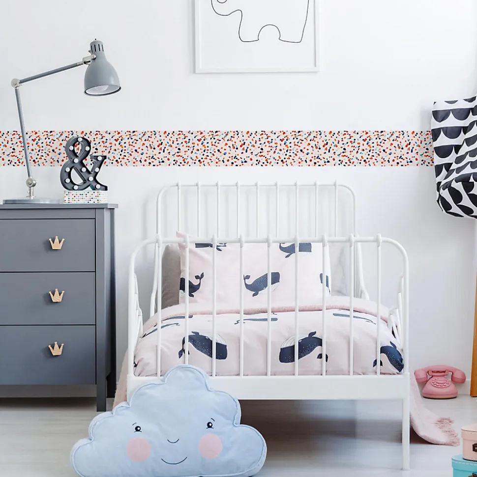 Bande Décorative auto-adhésif COLORES Motifs Pour Chambre 10cm x 300cm