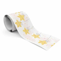 Bande Décorative auto-adhésif ETOILES Nuages Cœurs Pour Chambre Enfants 10cm x 300cm