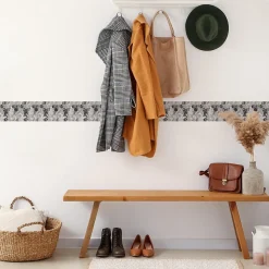 Bande Décorative auto-adhésif Pour Salon MARBRE Hexagones 10cm x 300cm