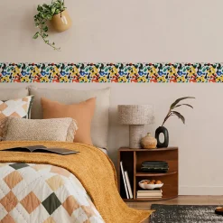 Bande Décorative auto-adhésif Pour Chambre Enfants ABSTRACTION Coloré 10cm x 300cm