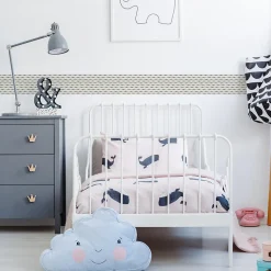 Bande Décorative auto-adhésif LIGNES Motif Moderne Pour Chambre 10cm x 300cm