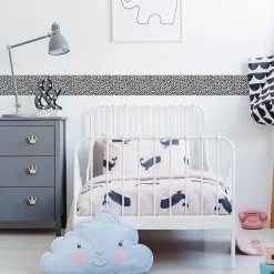 Bande Décorative auto-adhésif LEOPARD Motif Pour Salon 10cm x 300cm