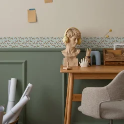 Bande Décorative auto-adhésif ARC-EN-CIEL Marguerites Pour Chambre Enfants 10cm x 300cm