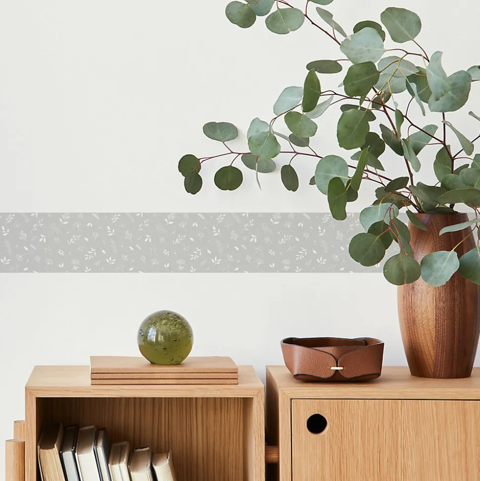 Bande Décorative auto-adhésif NATURE Feuilles Plantes Pour Chambre 10cm x 300cm