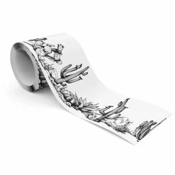 Bande Décorative auto-adhésif CACTUS Plantes Nature Pour Salon 10cm x 300cm