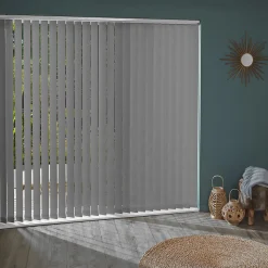 Bande verticale orientable BVO 89 mm H280 occultant gris