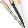 Barre à rideaux GoodHome Asian Stick métal satin Ø16/19mm x L.200/330 cm