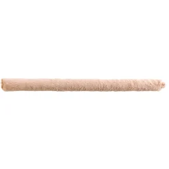 Bas de porte en imitation fourrure (80x10 cm - Sable)