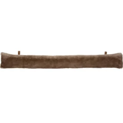 Bas de porte Wild - fausse fourrure - marron - 12x90 cm - Atmosphera