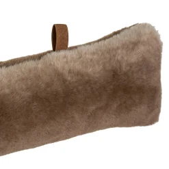 Bas de porte Wild - fausse fourrure - marron - 12x90 cm - Atmosphera
