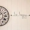 Be happy - Sculpture fil de fer 40-50 cm - Bijoux de mur